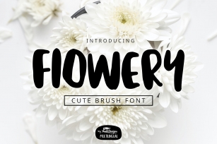 Flowery Brush Font Download