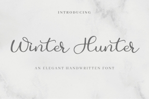 Winter Hunter Christmas Script Font Download