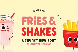 Fries and Shakes Font Download