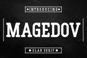 Magedov -  Slab Serif Font Font Download