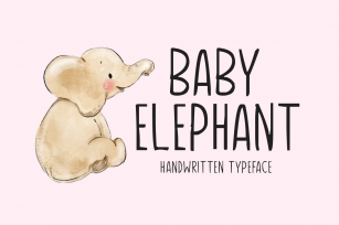 Baby Elephant Typeface Font Download