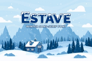 Estave - Winter Sans Serif Font Font Download