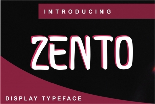 Zento Font Download