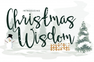 Christmas Wisdom Font Download