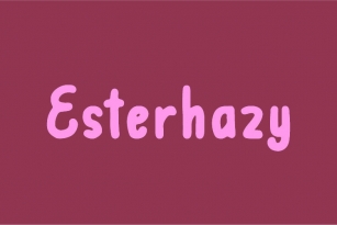 Esterhazy Font Download