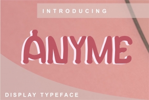 Anyme Font Download