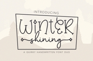 Winter Shining Font Download