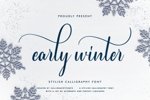 Early Winter Font Download