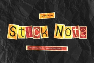 Stick Note Font Download