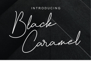 Black Caramel Font Download