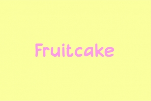 Fruitcake Font Download