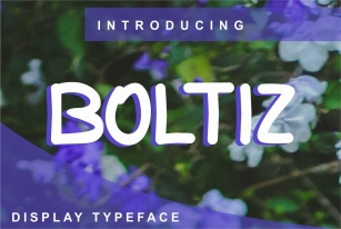 Boltiz Font Download