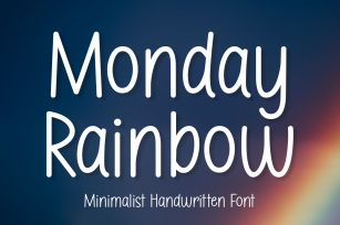Monday Rainbow Font Download