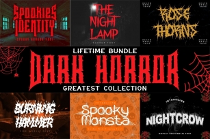 Dark Horror Bundle Font Download