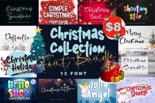 Christmas Collection Bundle Font Download
