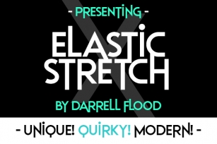 Elastic Stretch Font Download