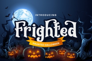 Frighted Haunted Halloween Font Download