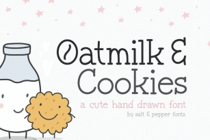 Oatmilk & Cookies Font Font Download