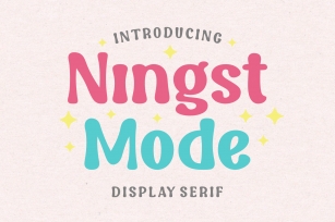 Ningst Mode Font Download