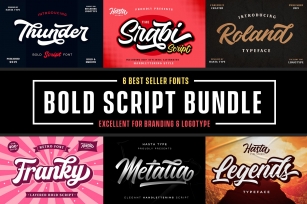 Bold Script Bundle Font Download