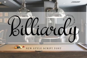 Billiardy Font Download