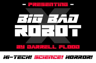 Big Bad Robot Font Download