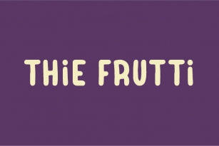 Thie Frutti Font Download
