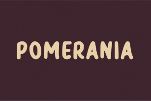 Pomerania Font Download
