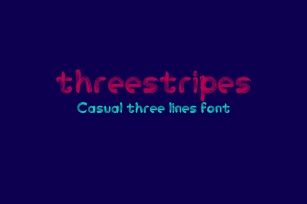 Threestripes Font Download