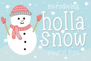 Holla Snow Font Download