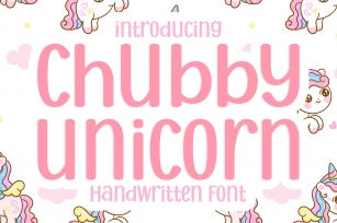Chubby Unicorn Font Download