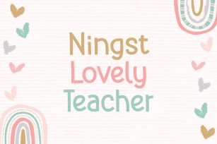 Ningst Lovely Teacher Font Download