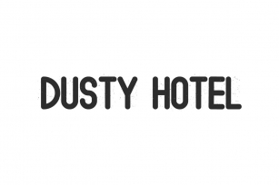 Dusty Hotel Font Download