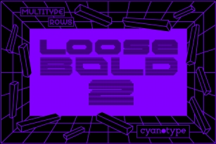 MultiType Rows Loose Bold 2 Font Download