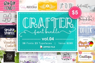 Crafter Bundle Vol. 4 Font Download