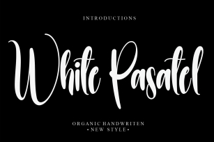 White Pasatel Font Download