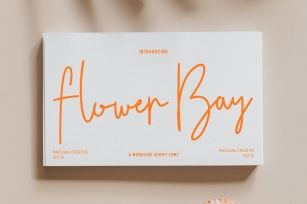 Flower Bay Handwritten Script Font Font Download