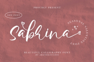 Sabrina - Beautiful Calligraphy Font Font Download
