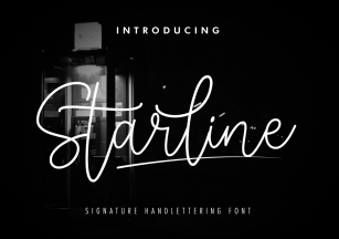 Starline Signature Font Download