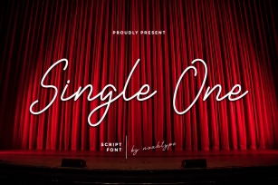 Single One Font Download