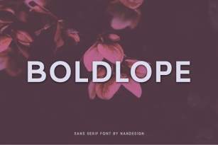 Boldlope Font Download