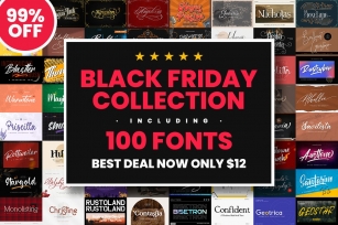 Black Friday Collection Font Download
