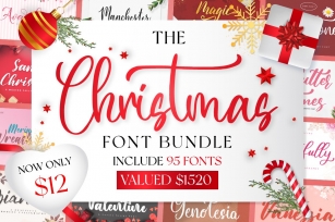The Christmas s Bundle Font Download