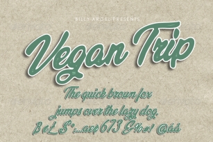 Vegan Trip Font Download