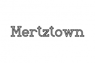 Mertztown Font Download