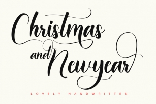 Christmas and New Year Font Download
