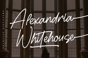 Alexandria Whitehouse Font Download