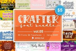 Crafter Bundle Vol. 5 Font Download