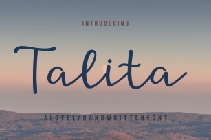 Talita Font Download