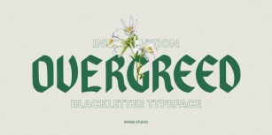 Overgreed Font Download